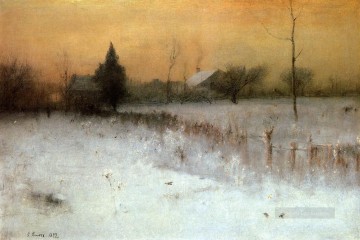 George Inness Painting - Home at Montclair Tonalist George Inness